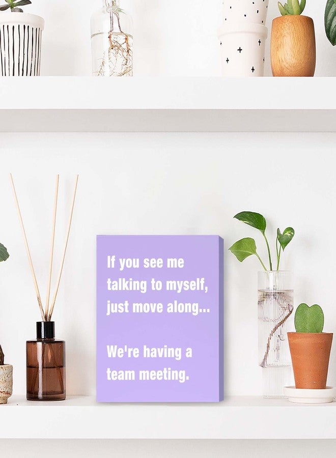 TAGDANK Purple Desk Accessories for Women, Funny Office Decor Sign for Cubicle, Purple Office Supplies or Desk Decorations, Cute Table Accessories Gifts for Women Coworker - Image 3